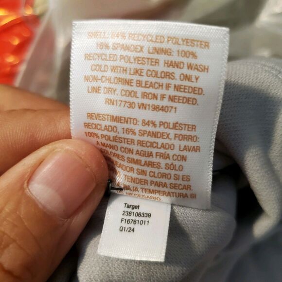 shade and shore Silver Swim Size XL (16) NWT - Picture 5 of 7